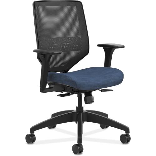 HON - SVM1ALC90TK - Solve Series Mesh Back Task Chair, Midnight/Black, Base: Black