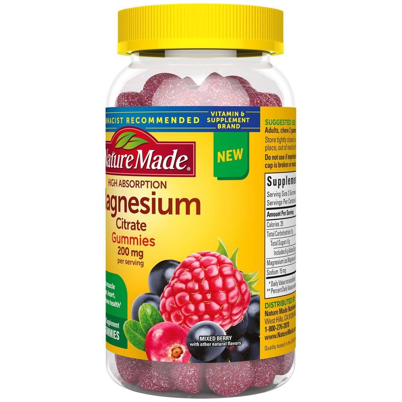 Nature Made Magnesium Citrate Gummies - 60ct