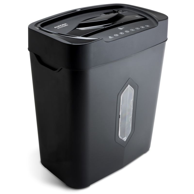 Aurora AU1010MA High-Security 10-Sheet Micro-Cut Paper, Credit Card Shredder, 5.2-Gals Basket with Easy Lifting Handle