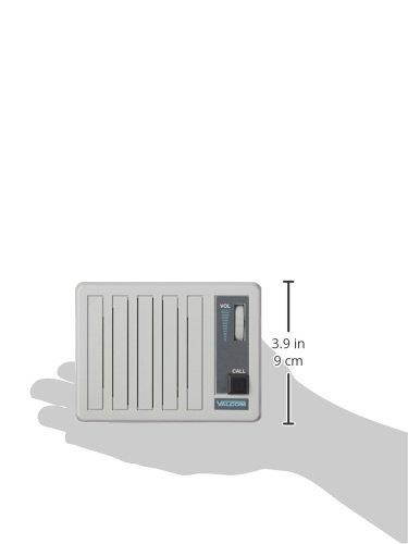 Valcom V-764-GY Push Button Talkback Desktop and Wall Speaker, Gray