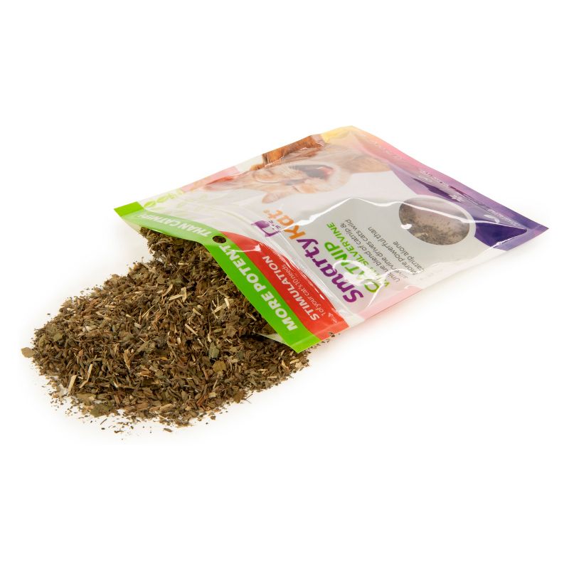 SmartyKat Silvervine & Catnip Blend Resealable Pouch Cat Treats -  0.75oz