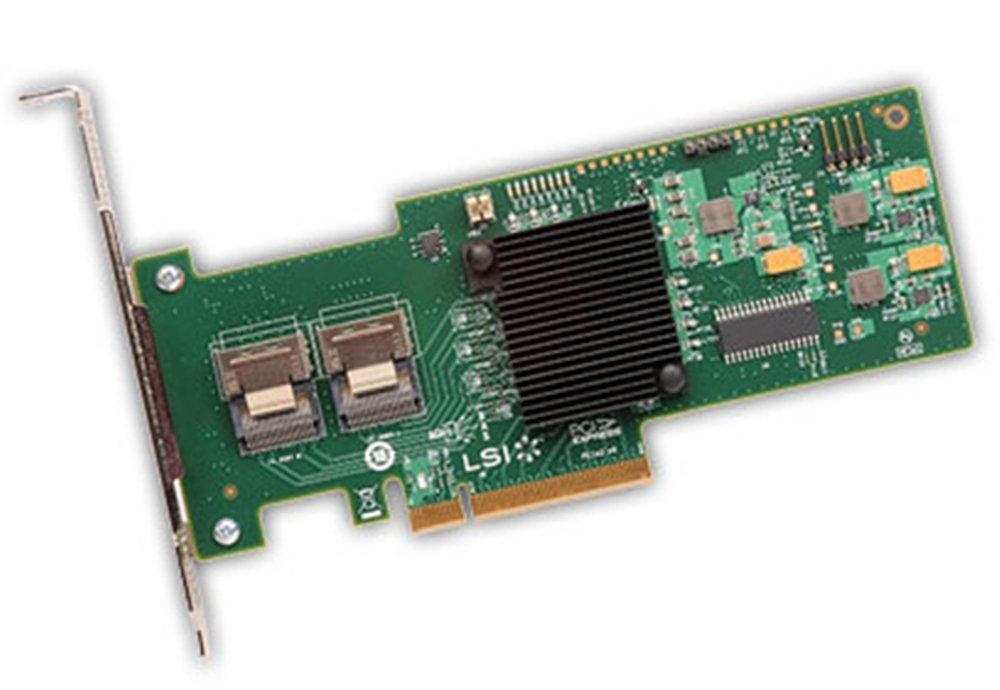 LSI Logic 8-Port Int, 6GB/S Sata+SAS, Pcie 2.0, Entry; Megaraid SAS 9240-8I, Two Mini-SAS