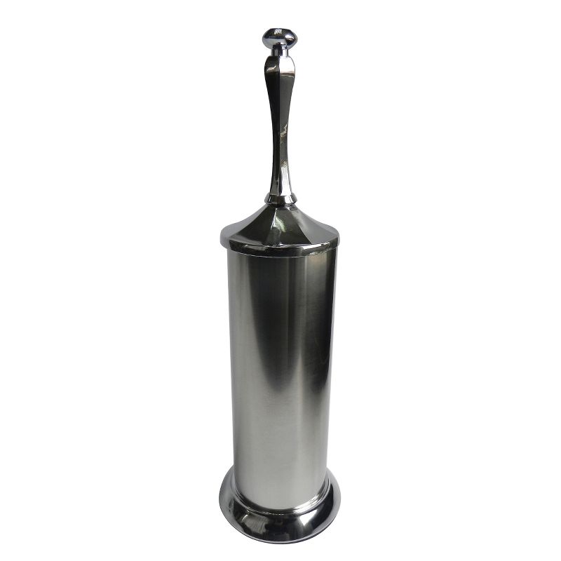 Toilet Brush and Holder Steel - Elegant Home Fashions
