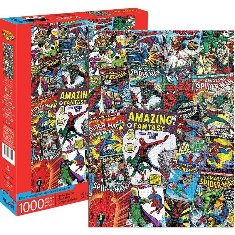 NMR Distribution Marvel Spider-Man Collage 1000 Piece Jigsaw Puzzle