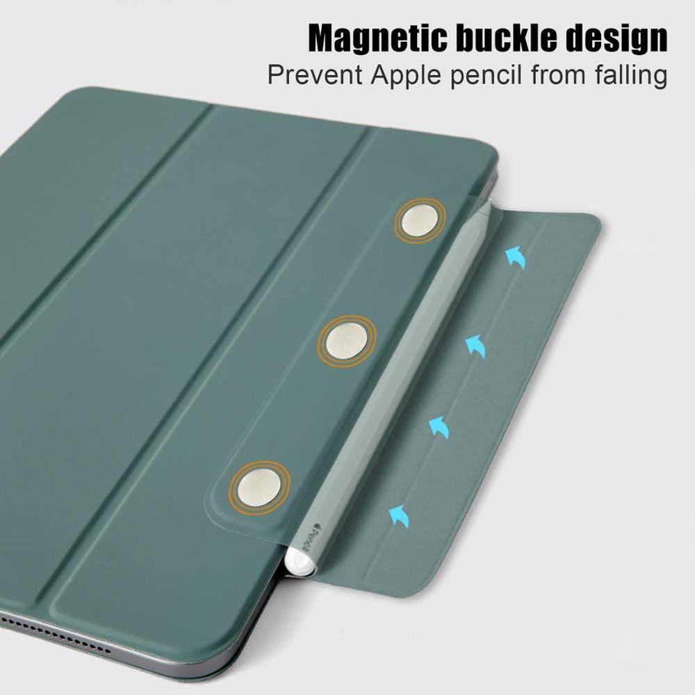 Case for New iPad Air 4 10.9 Inch 2020 4th Generation with Pencil Holder Smart Protective Stand Cover with Auto Sleep Wake