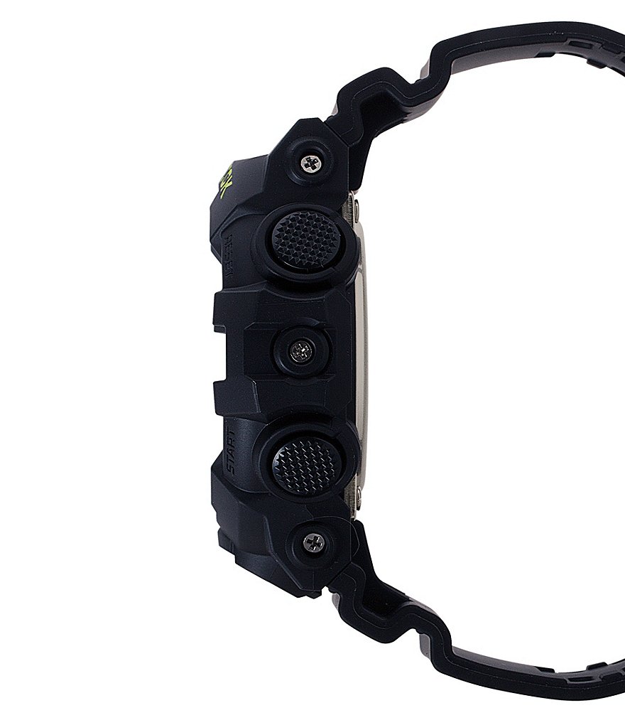 G-Shock Ana Digi Black and Green Shock Resistant Watch