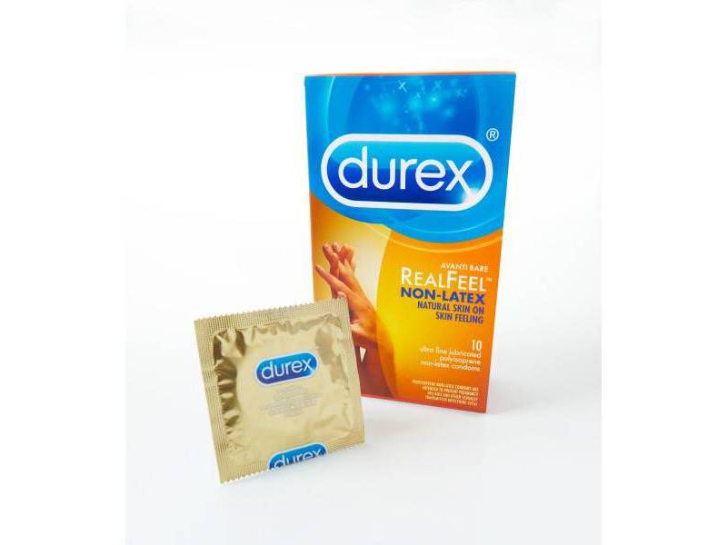Durex RealFeel Non-Latex Lubricated Condoms - 10ct