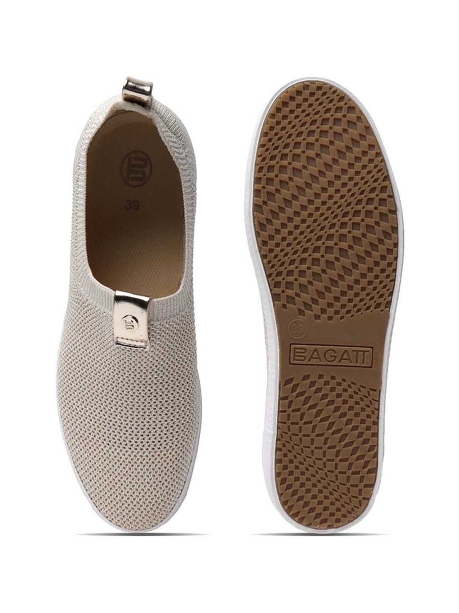 BAGATT Women's Lali Beige Casual Sneakers