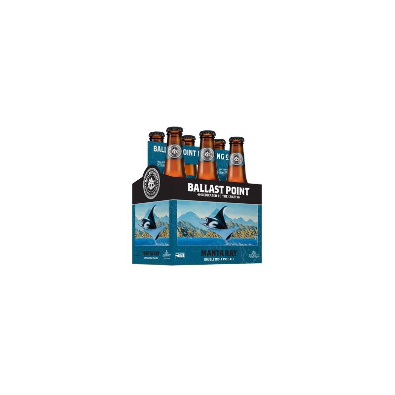 Ballast Point Manta Ray Double IPA Beer - 6pk/12 fl oz Bottles
