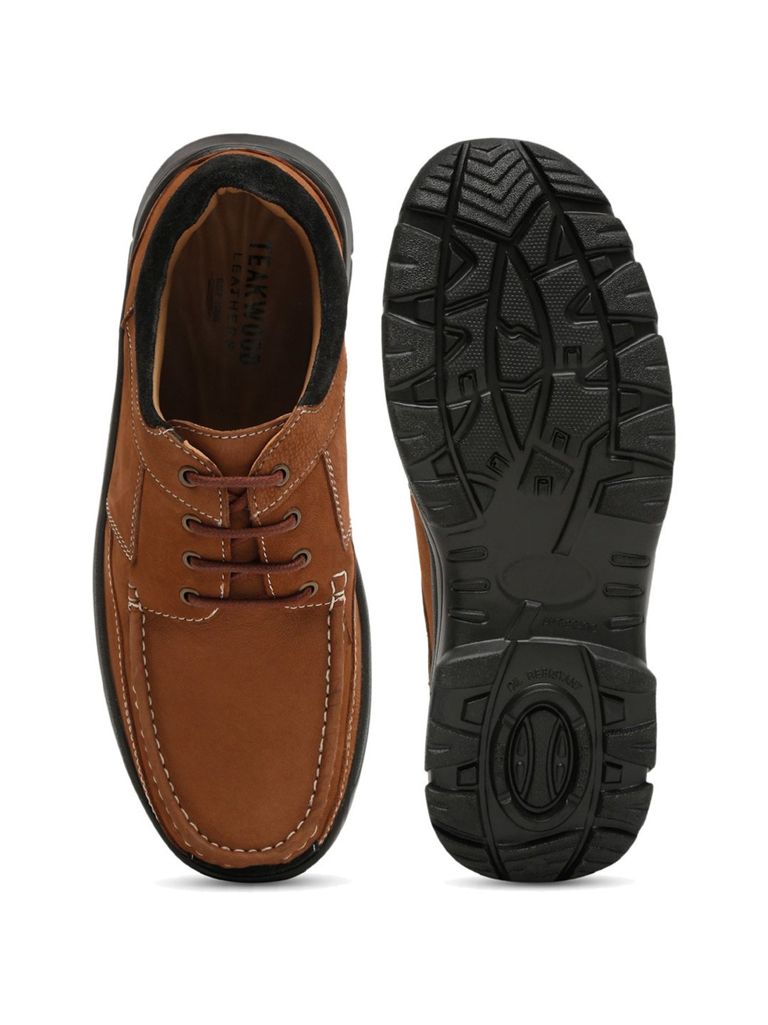 Teakwood Leathers Men's Camel Derby Shoes