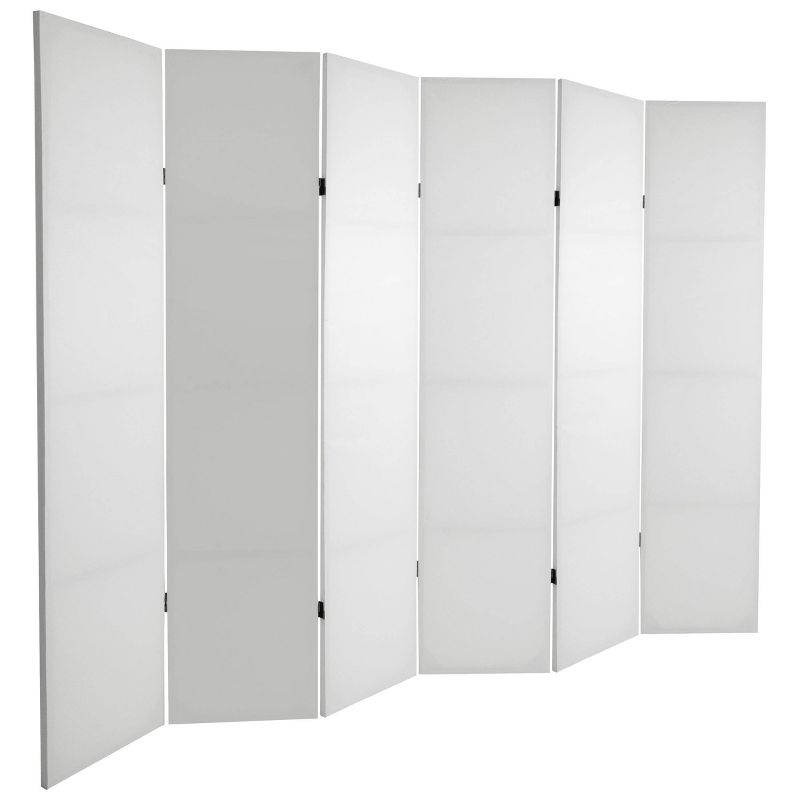 6 ft. Tall DIY Canvas Room Divider 6 Panel - Oriental Furniture
