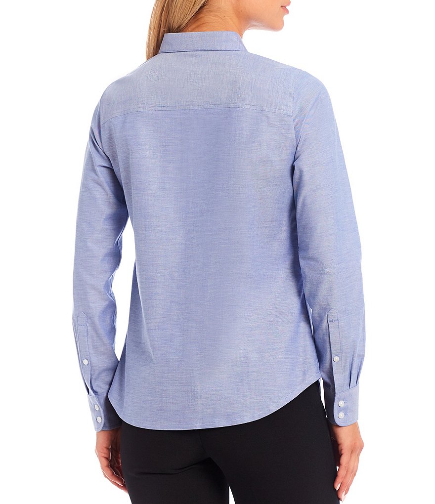 IBKUL Solid Long Sleeve Mock Neck Top