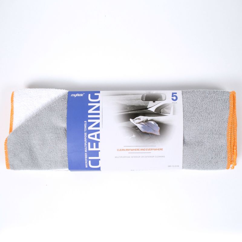 MyRide 5ct Microfiber Multipurpose Cleaning Towels