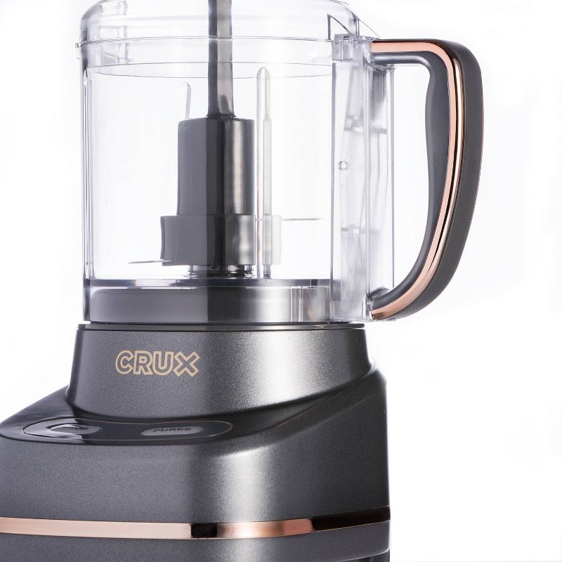 KitchenAid 2 Speed Pulsing Meal Prep Compact Mini Food Processor Chopper with 3.5 Cup Working Bowl, Contour Silver (Certified Refurbished)