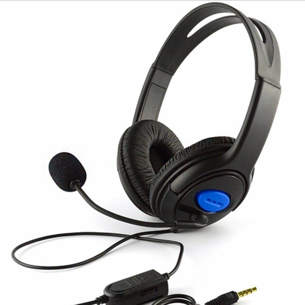 Wired Gaming Headset Headphones with Microphone For Sony PS4 PlayStation4 PC BT