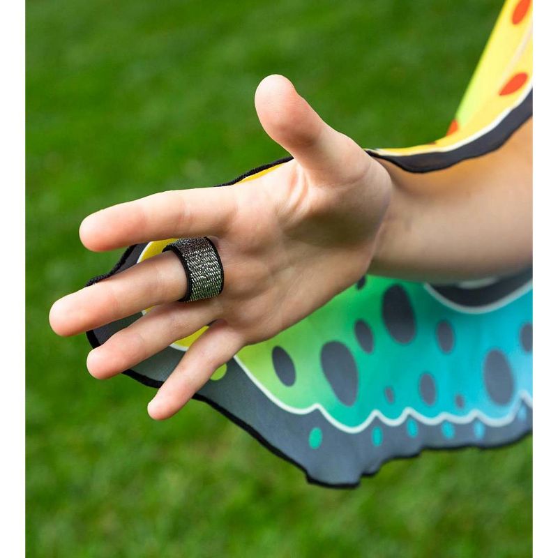 HearthSong Rainbow Butterfly Unicorn Wings for Kids Imaginative Play