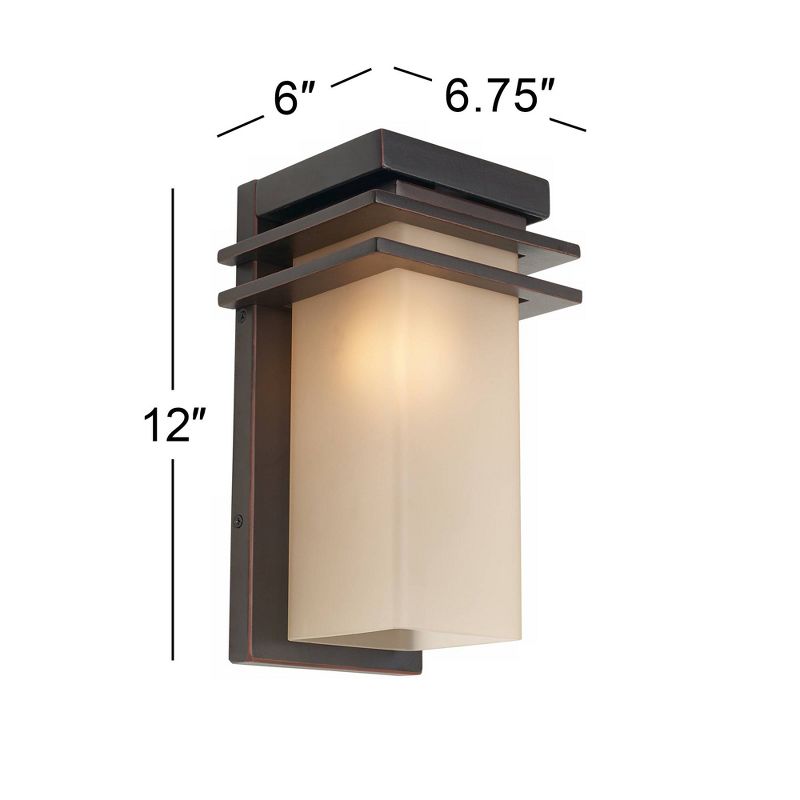 Outdoor LED Wall/Pillar Light Yellow/White - Techko Maid