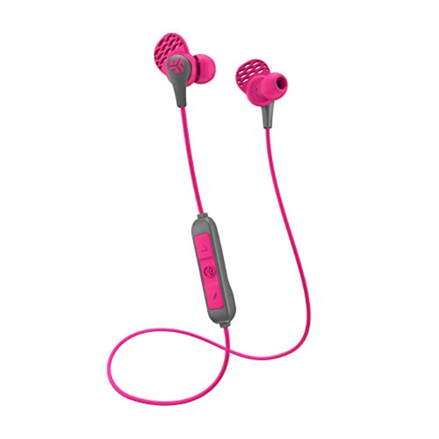 JLab Audio JBuds Pro Bluetooth Wireless Signature Earbuds - Pink Gray