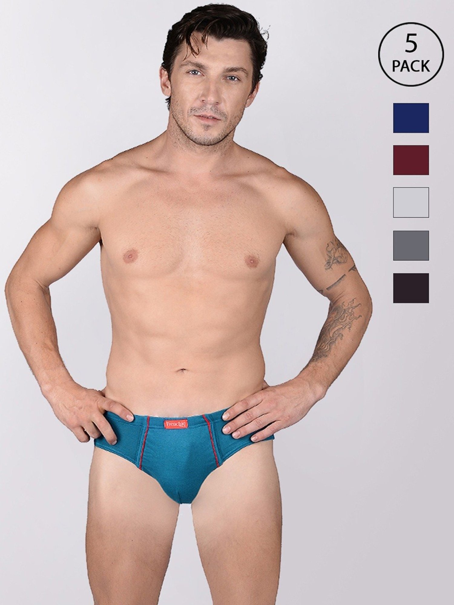 Levi's Grey Cotton Regular Fit Briefs