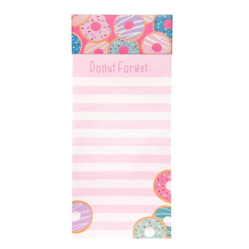 9'' x 4'' Donut Forget Notepad - greenroom