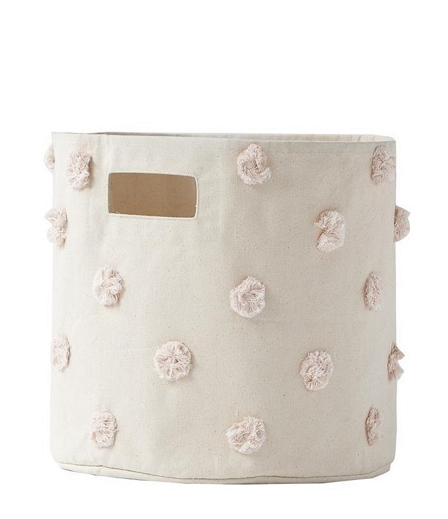 Edgehill Collection Hand-Woven Rattan Market Basket