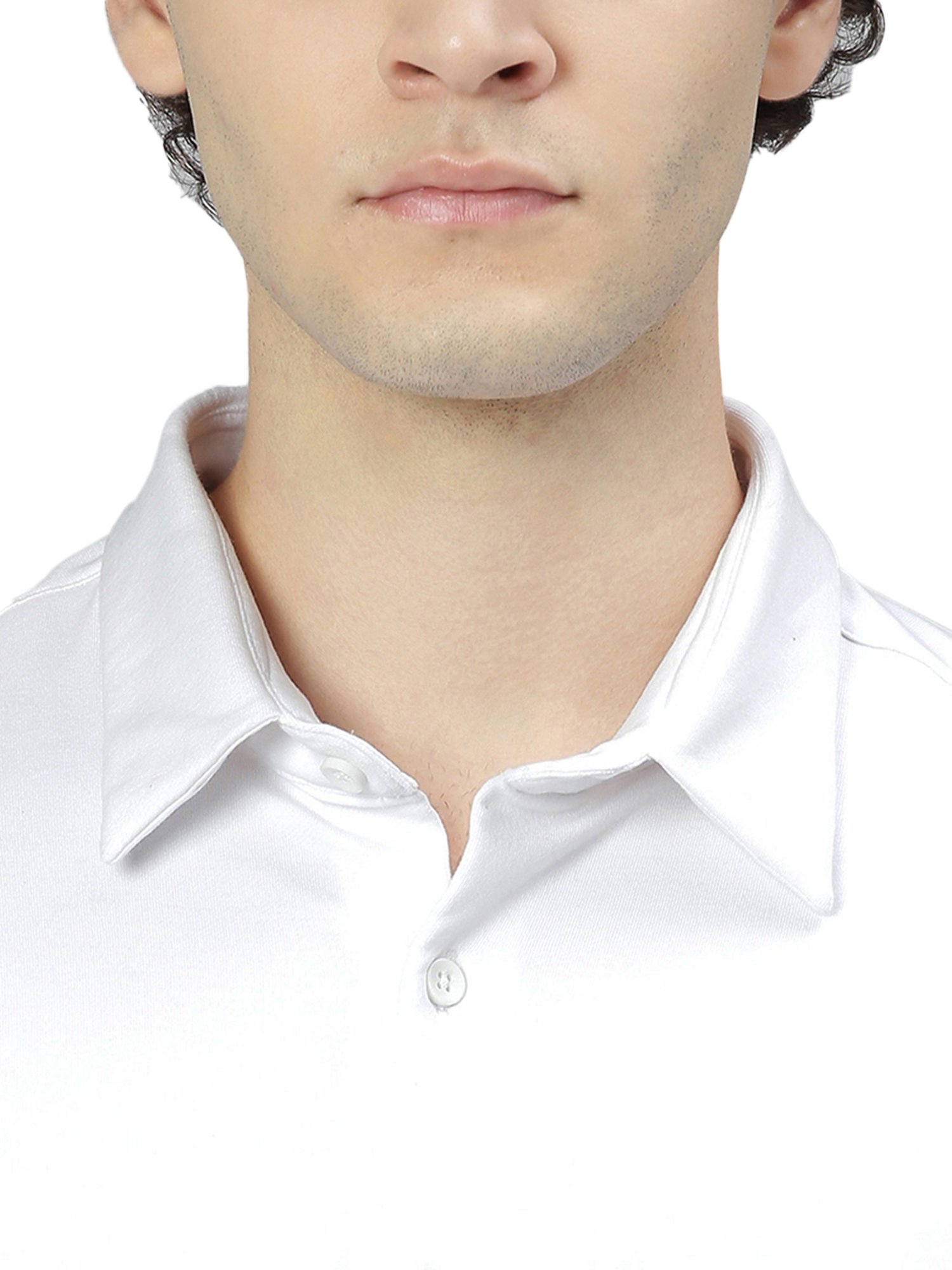 Slowave White Regular Fit Shirt