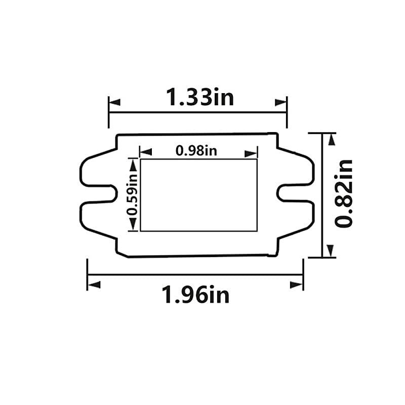 12V to 6V Car Power Voltage Converter DC 9V22V 12V to DC 6V Buck Voltage 3A 18W Waterproof DC Step Down Volt Module Power Supply Board Compatible with Car Vehicle Automotive LED Display Radio