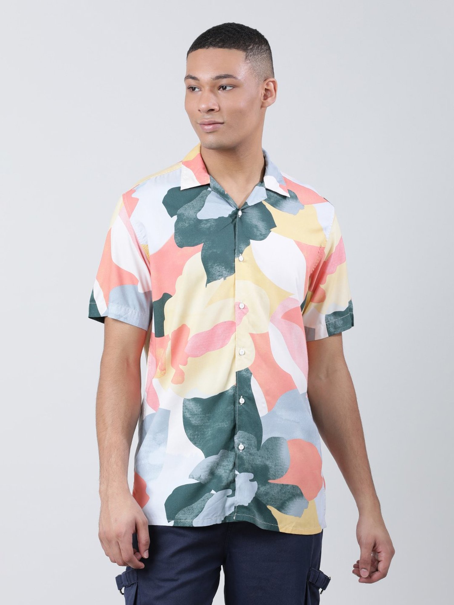 Bene Kleed Multicolor Regular Fit Printed Shirt