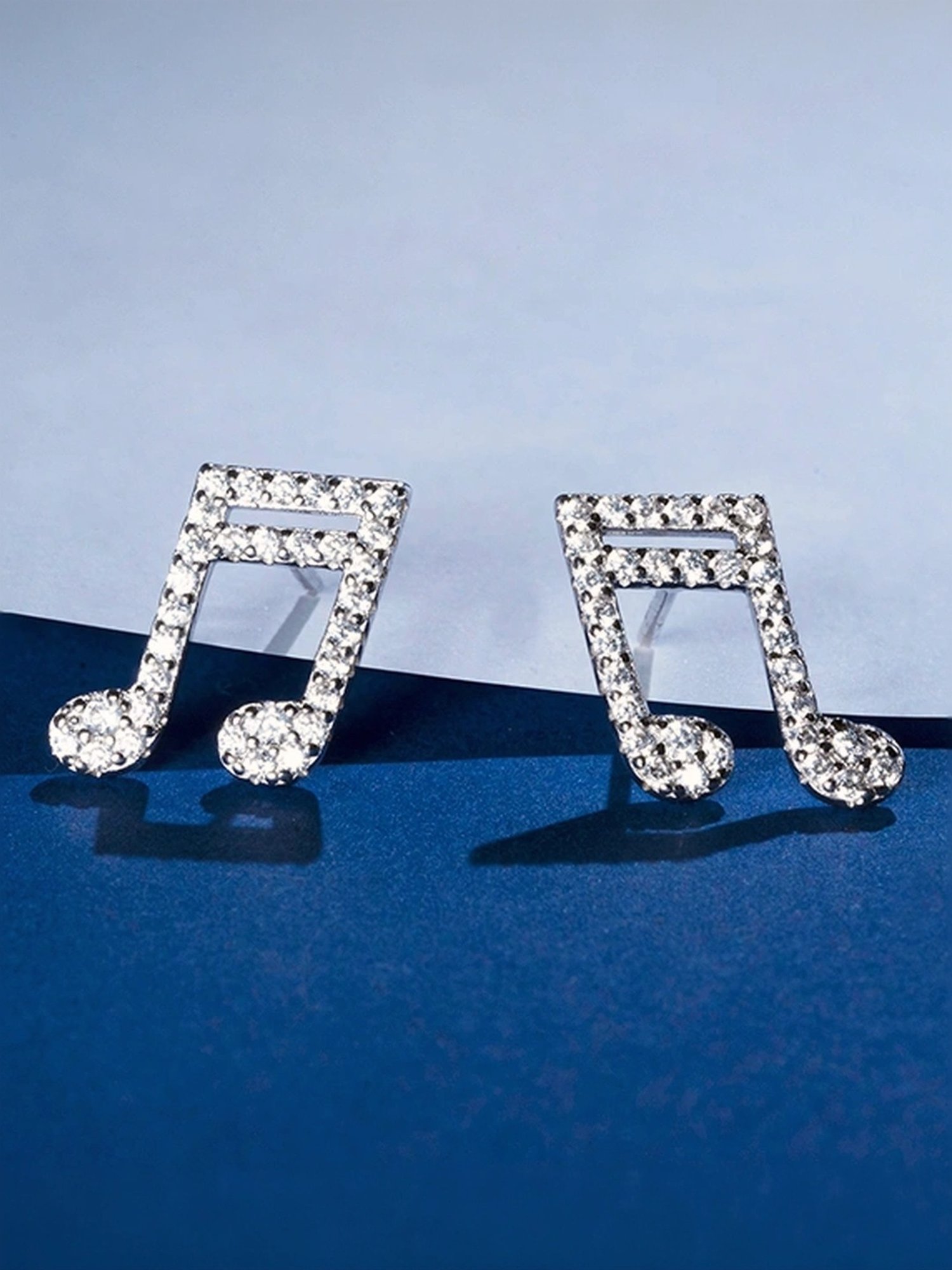 Touch925 Sterling Silver Music Trinket Silver Tops for Women & Girls