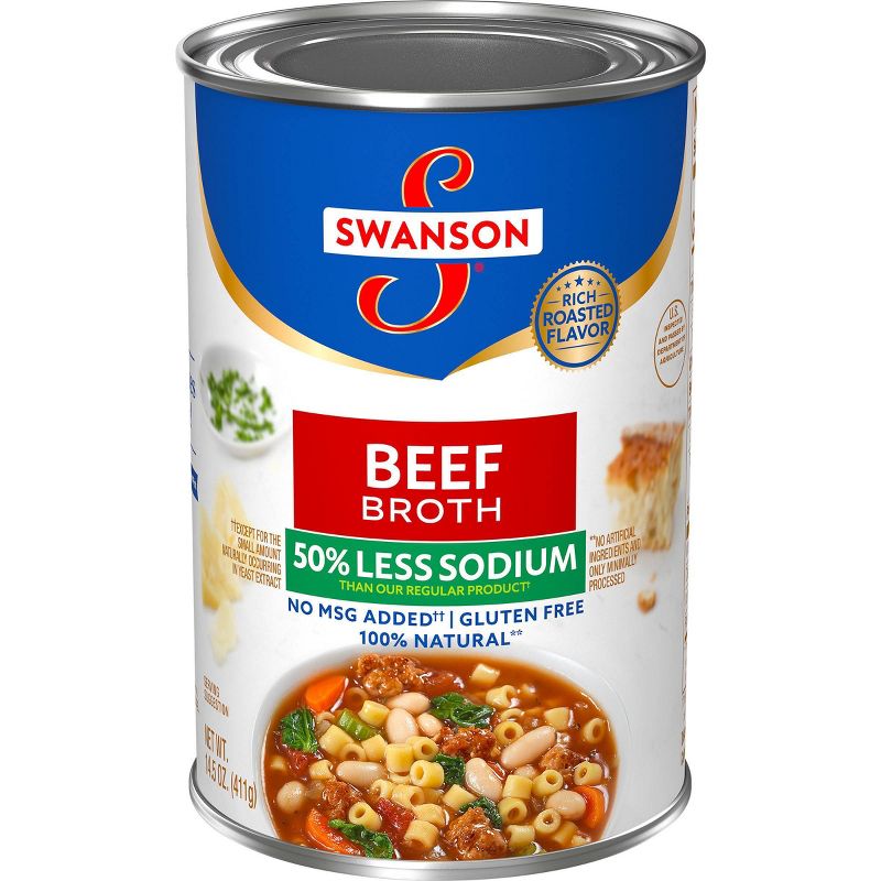 Swanson Natural Goodness 100% Natural Low Sodium Beef Broth 14.5oz