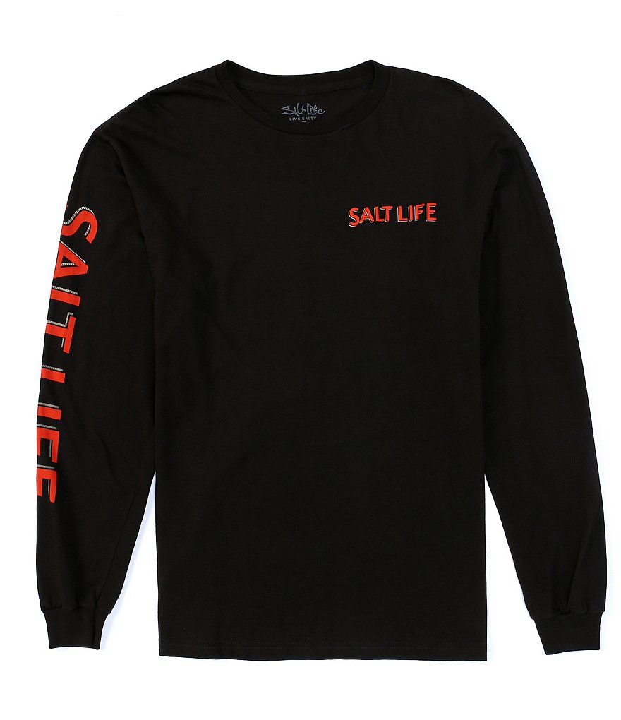 Salt Life Black Fin Long-Sleeve Tee
