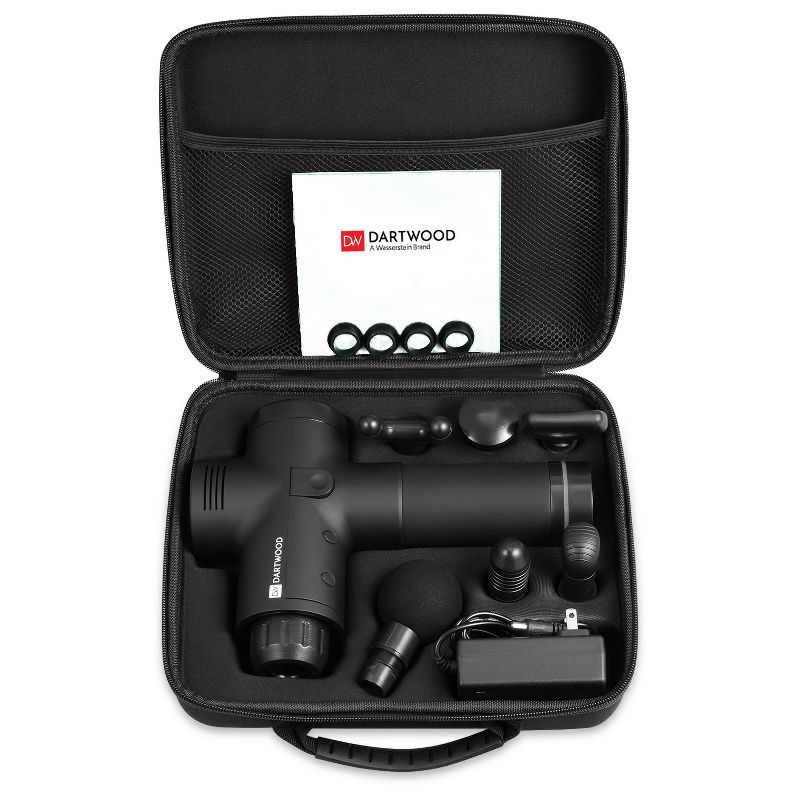 Dartwood Deep Tissue Massage Gun - Quiet and Portable Handheld Massager for Treating Muscle Soreness, Back Pain and Body Ache