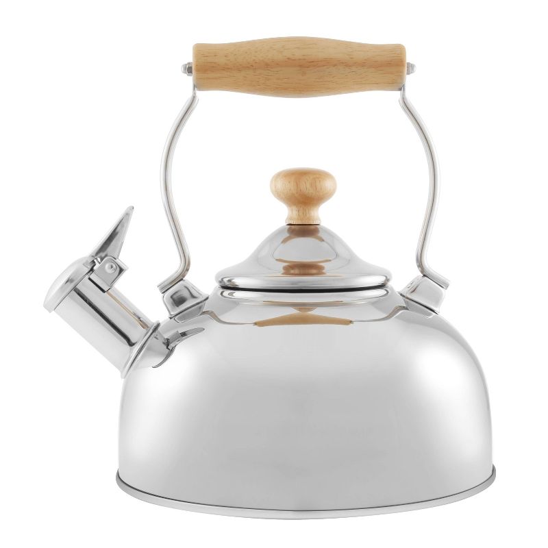Chantal 1.8qt Woodbury Teakettle - Polished Stainless Steel