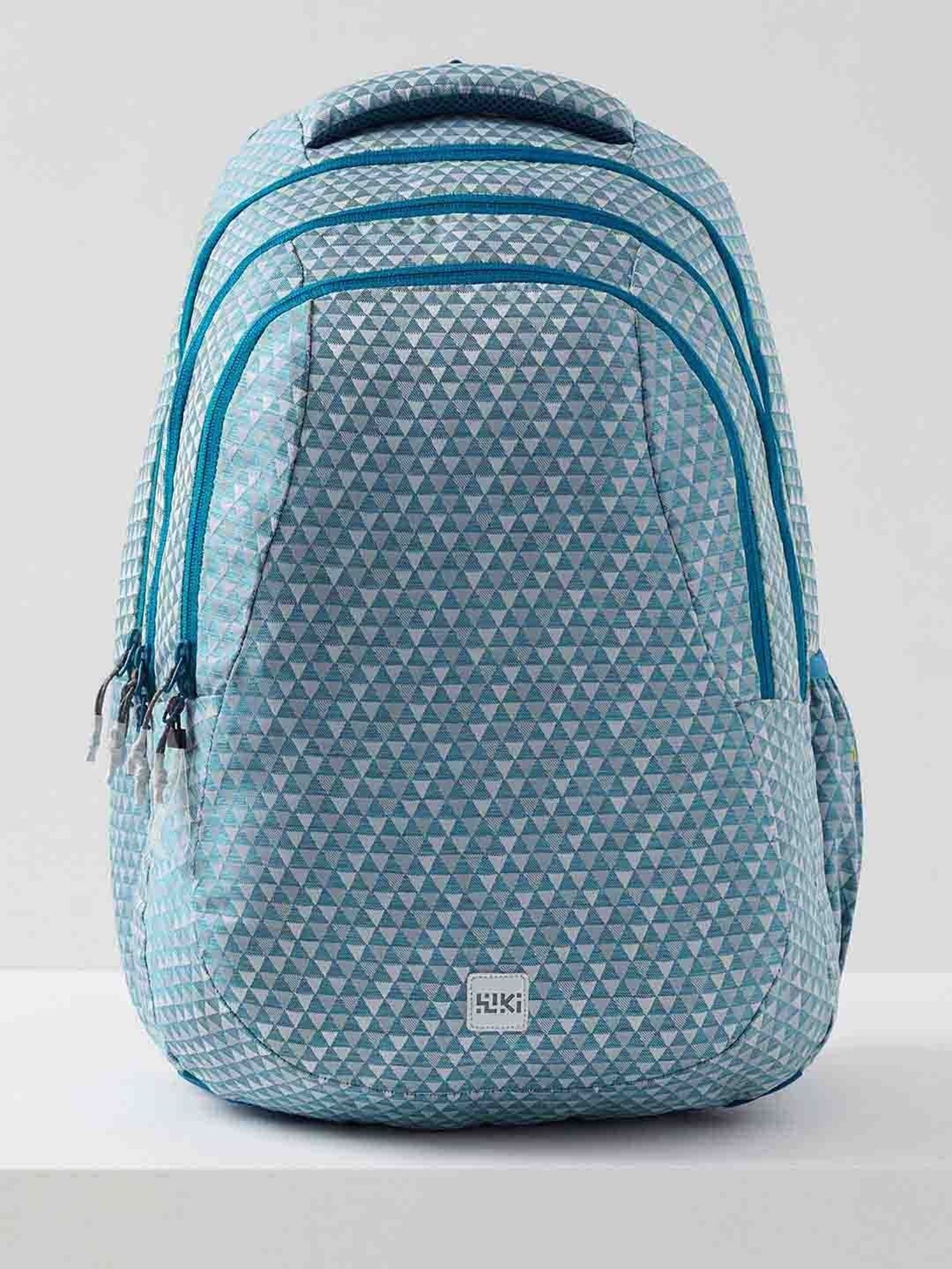 Wiki Back to School 6 Blue Polyester Printed Backpack - 47 Ltrs