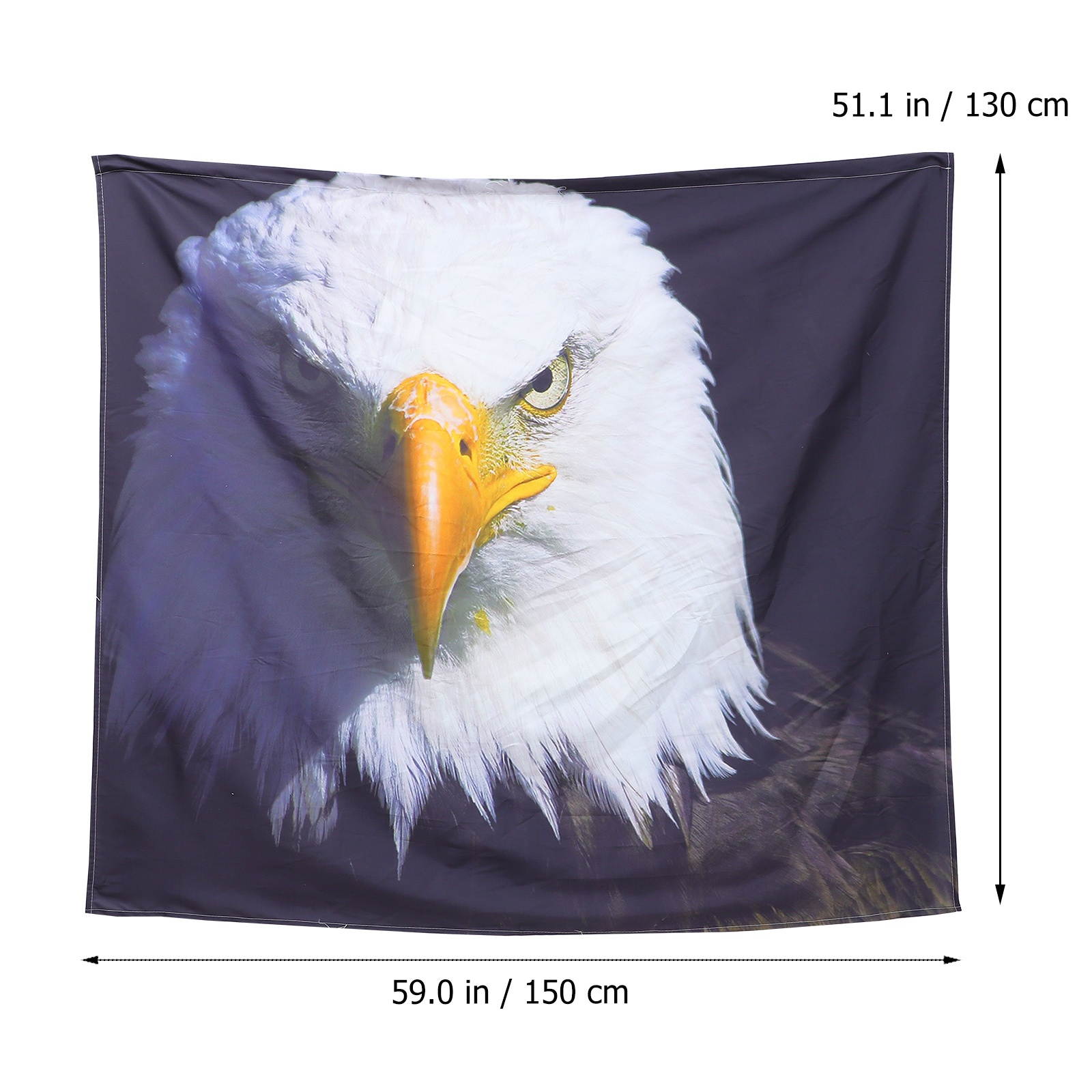 1Pc Birds Eagle Design Hanging Cloth Multifunction Background Cloth Tapestry