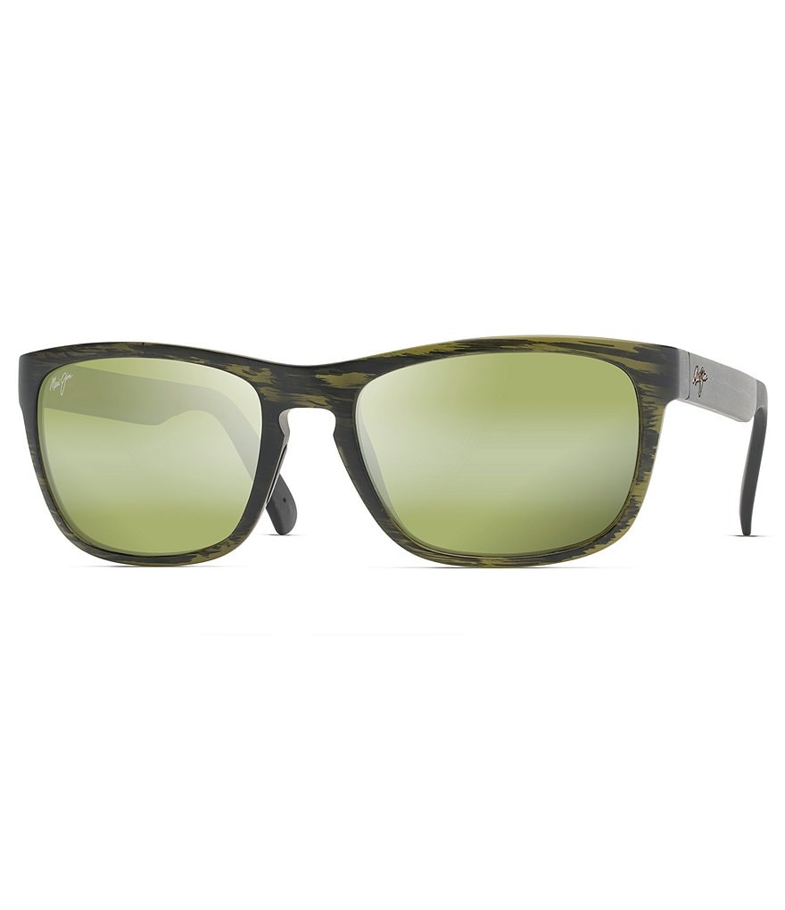 Maui Jim South Swell PolarizedPlus2&reg; Rectangular 58mm Sunglasses