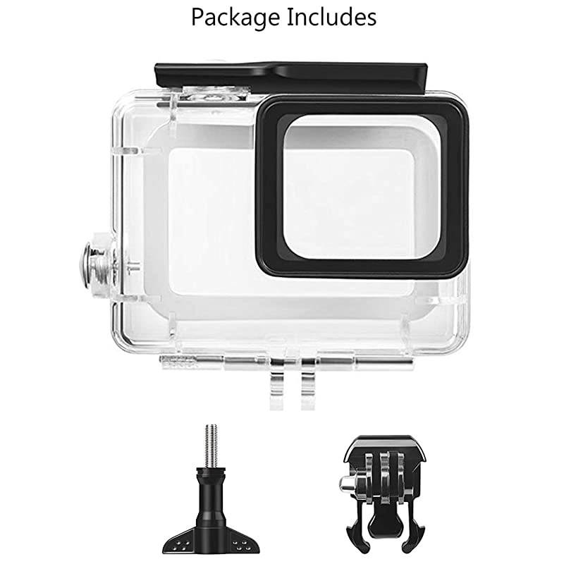 Protective Housing Border Protective Shell Case Accessory Frame for Gopro Hero 5 Hero 6 and Hero 7 Black with Quick Pull Movable Socket Gopro Housing