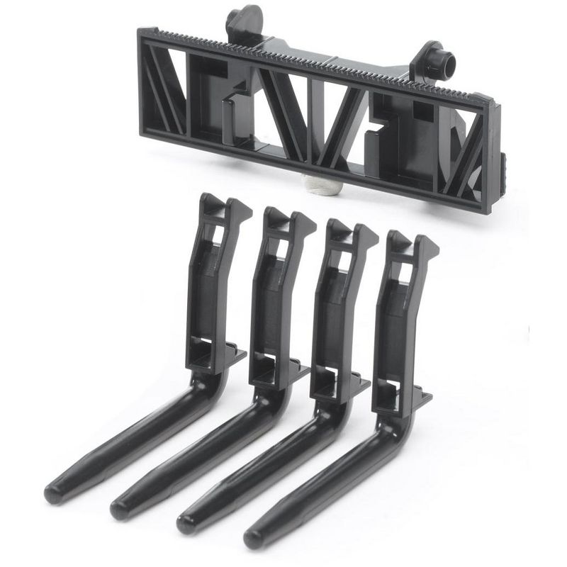 BRUDER Accessories for Frontloader: Box-type pallet, winch, & forks