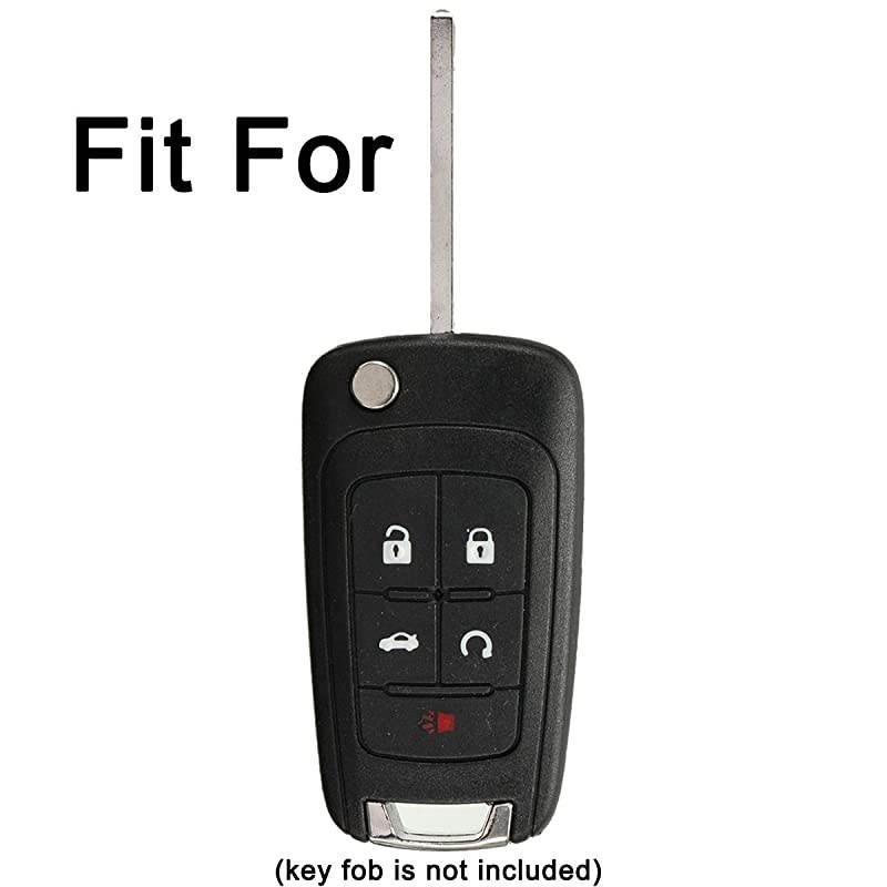 2Pcs  Silicone Flip Key Fob Remote Cover Case Skin Keyless Jacket Holder Protector for Chevrolet Equinox Camaro Cruze Malibu Sonic Volt Park