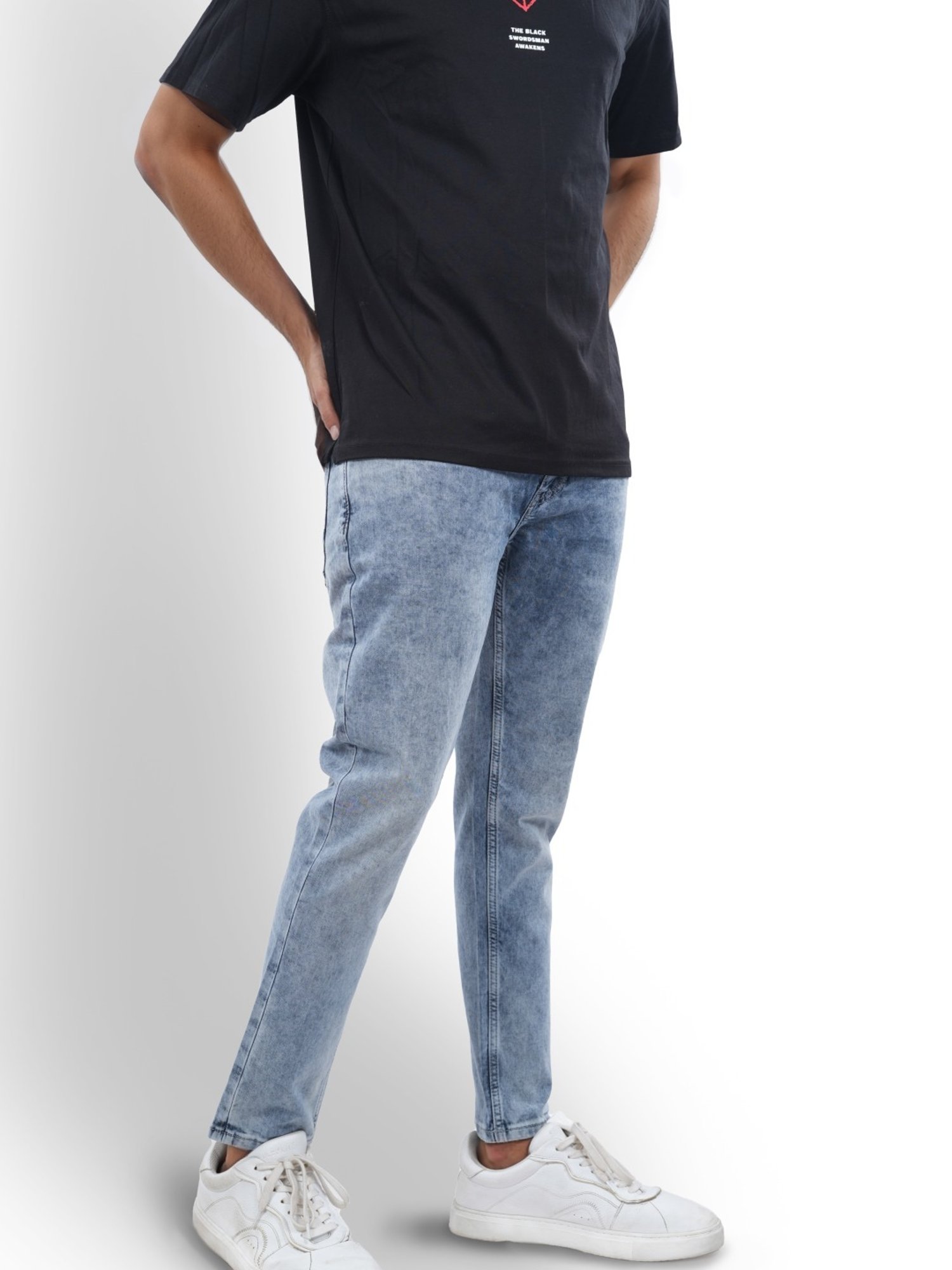 Celio* Black Cotton Regular Fit Polo T-Shirt
