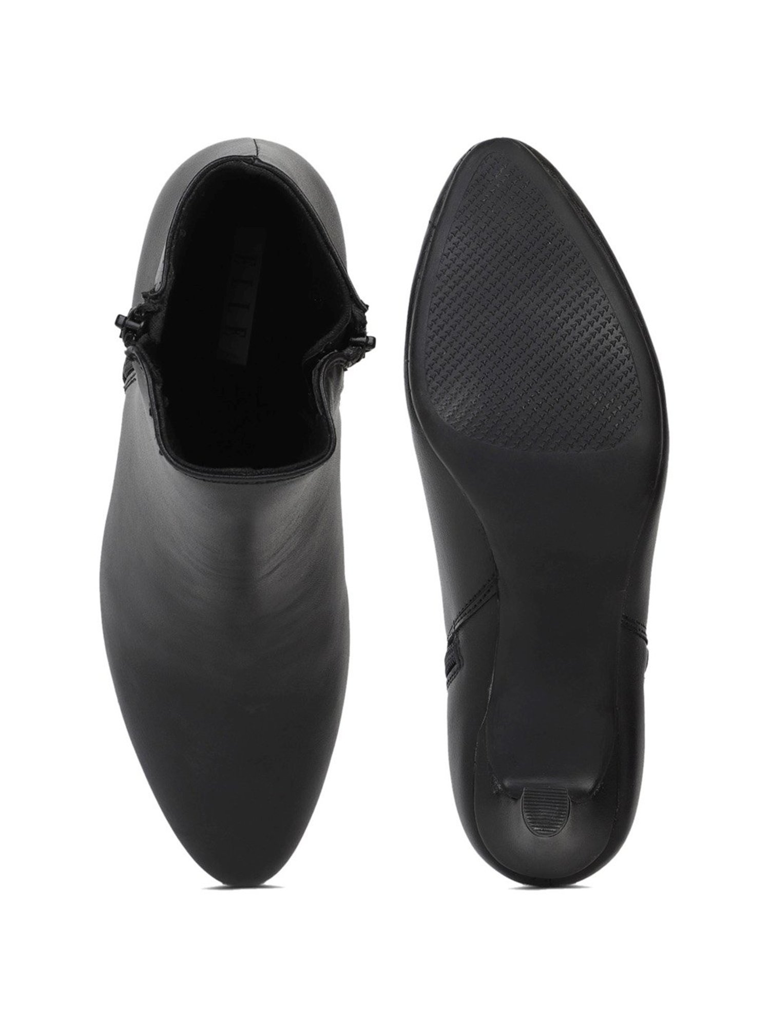 Elle Women's Black Stiletto Booties