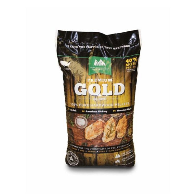 Green Mountain Grills Premium Gold, Texas, and Fruitwood Hardwood Grill Pellets