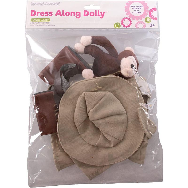 Dress Along Dolly Safari Explorer Outfit for American Girl Doll