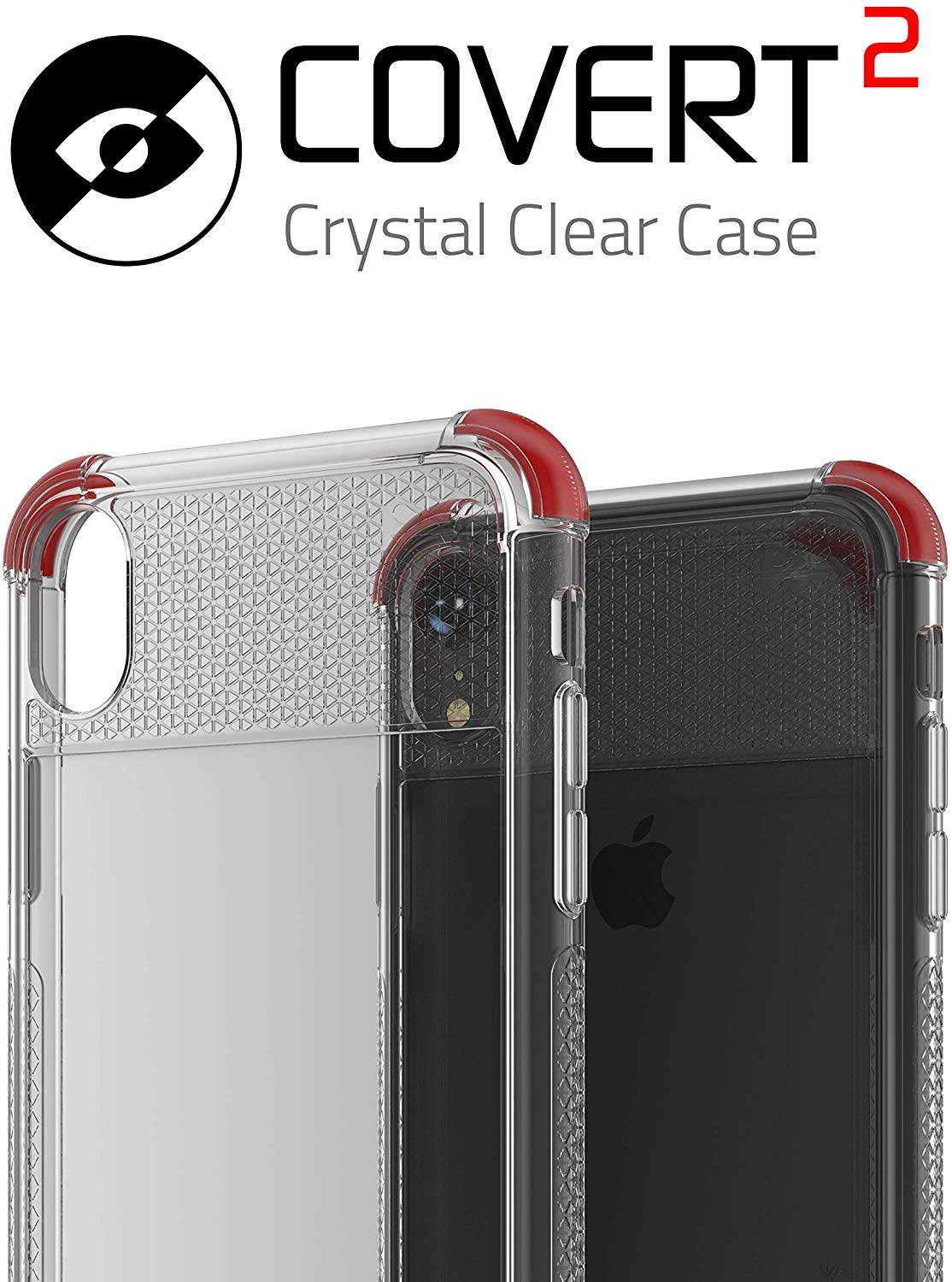 Moshi Vitros Clear Case for iPhone 11 - For Apple iPhone 11 Smartphone - Clear, Raven Black - High Gloss