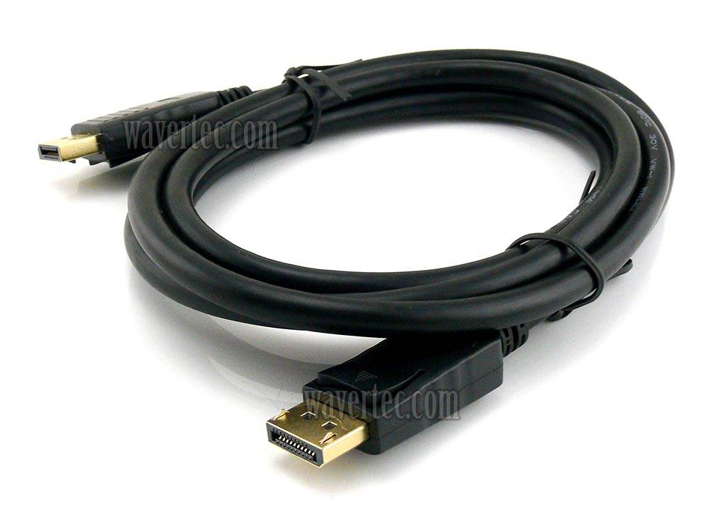 6Ft 1.8M Long Adapter Cable 20 Pin Displayport Male to Male Connector for Apple DP Display OEM