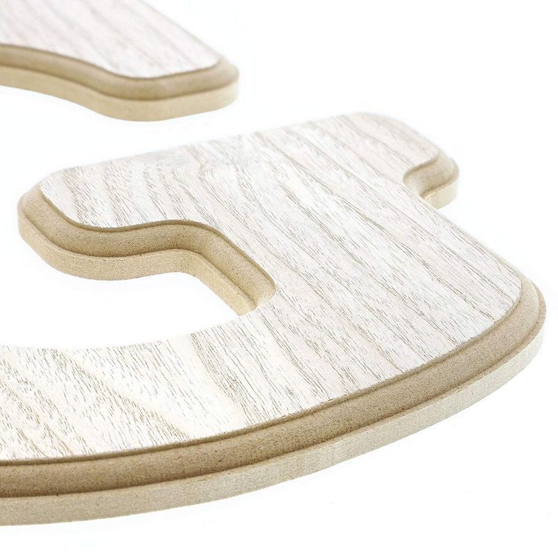 Genie Crafts Unfinished Wood 12-Inch Decorative Letters G Alphabet for DIY Crafts & Home Wall Decor