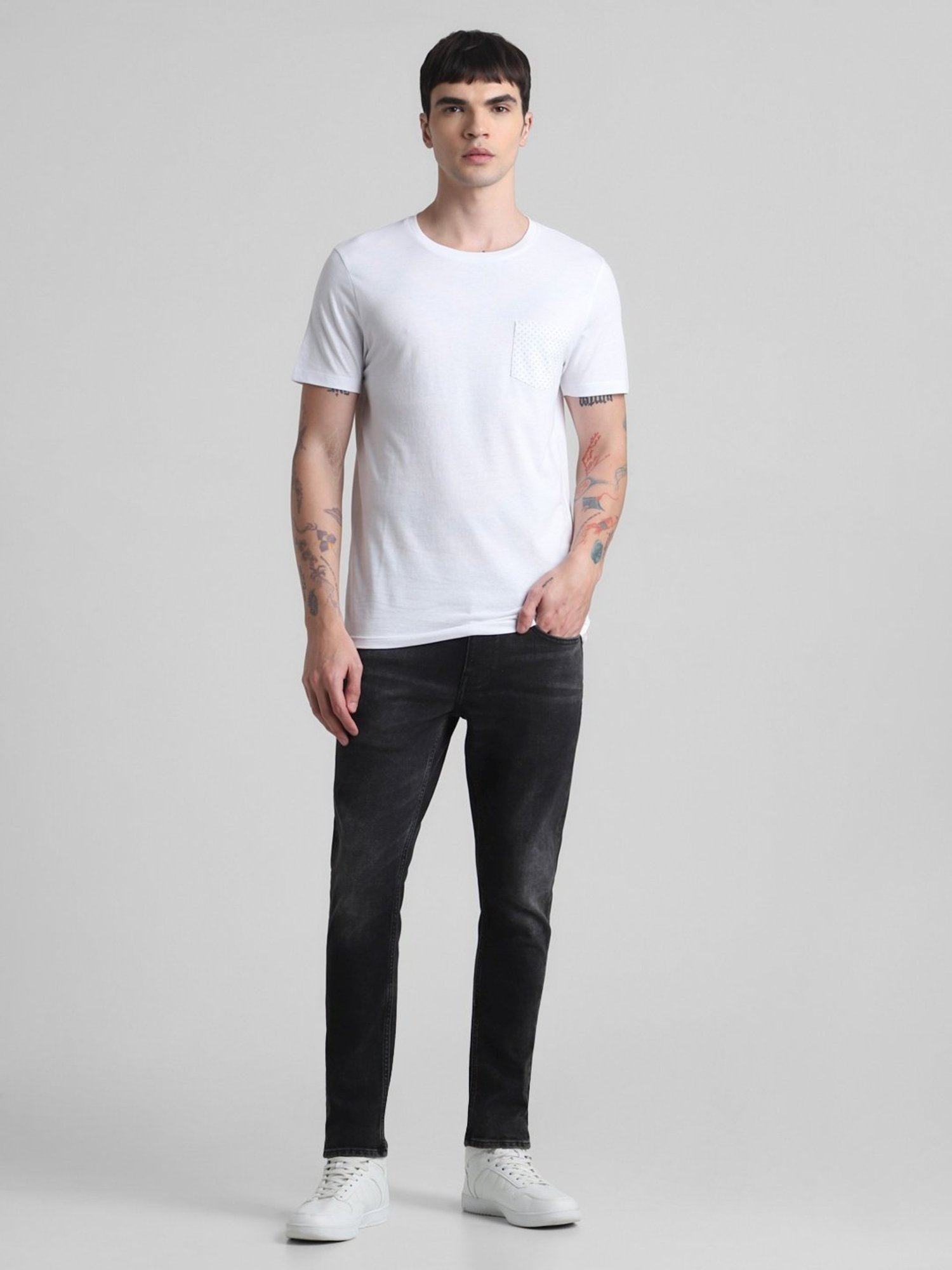 Jack & Jones White Slim Fit T-Shirt