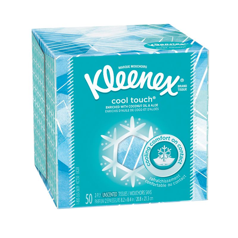 Kleenex Cooling Lotion Tissue Unscented Facial Tissues - 45ct