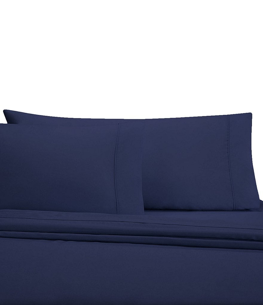 2 Pcs Standard 20"x26" Silk Satin Silky for Hair and Skin Pillowcase Black  - PiccoCasa