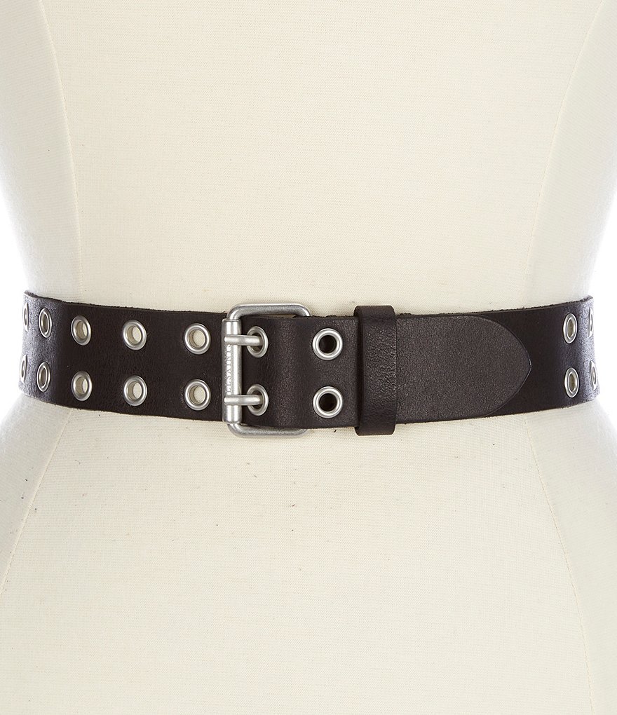 Women's Leopard Print Faux Hair Belt - Universal Thread™ Brown 2X